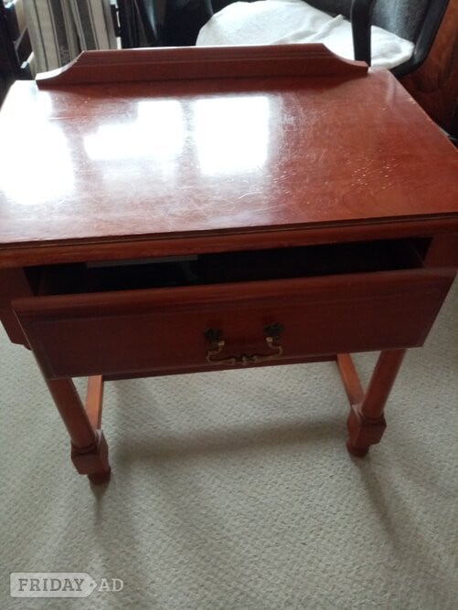 Mahogany Bedside Table - Furniture in Peacehaven