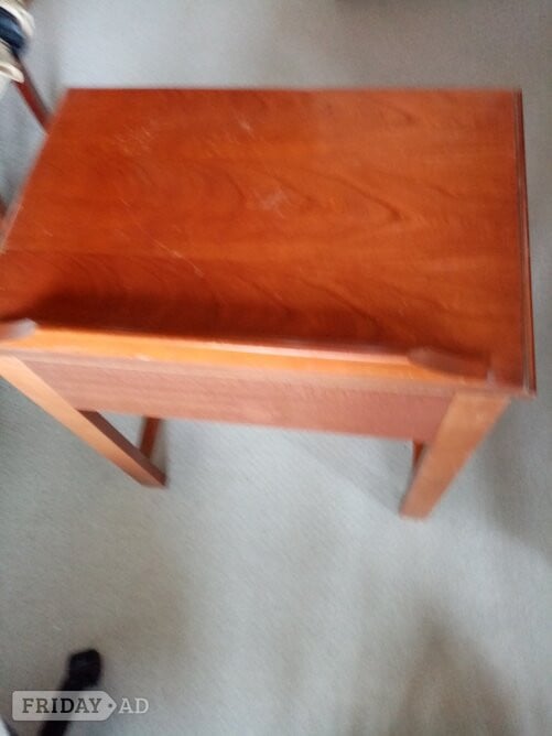 Mahogany Bedside Table - Furniture