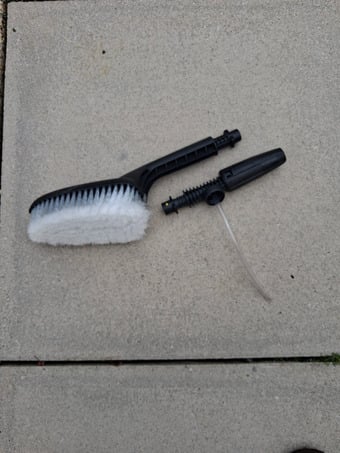 Karcher Washbrush and Snow Jet for K2 - K7 pressure washer