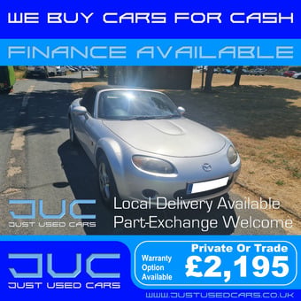 Mazda MX-5 1.8 (Manual Petrol) 56 Reg 2006 100,460 Miles