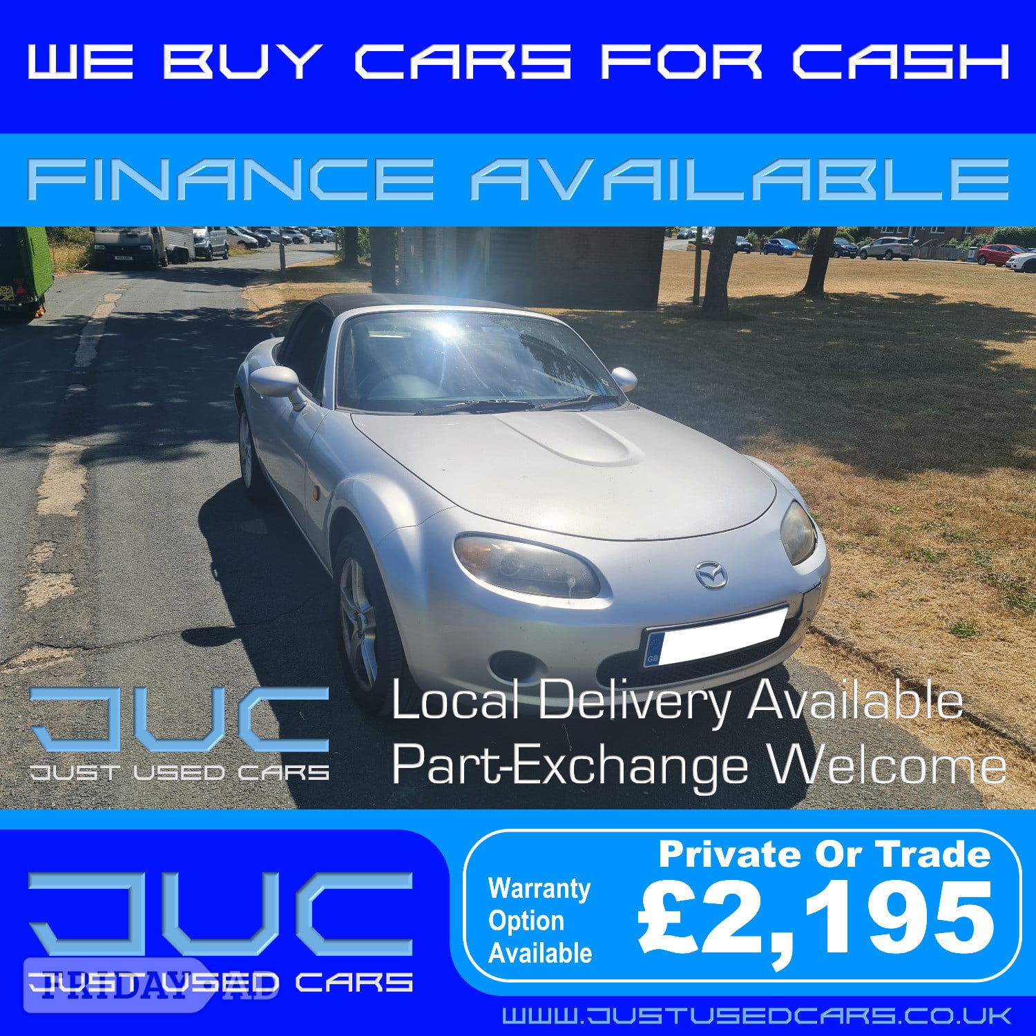 Mazda MX-5 1.8 (Manual Petrol) 56 Reg 2006 100,460 Miles in Lewes