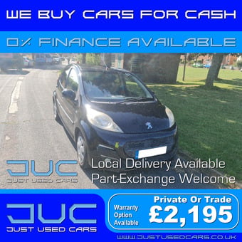Peugeot 107 1.0 Allure (Manual Petrol) 13 Reg 2013 67,130 Miles