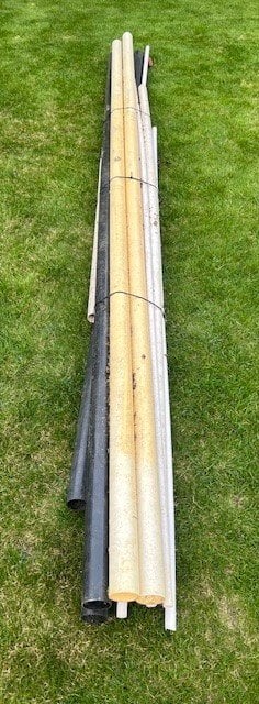 Pipe insulation - bundle various sizes.