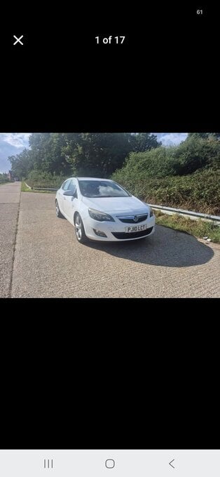 2010 Vauxhall Astra SRI 1.4 Turbo – White – £1,000