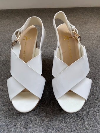 Ladies Cork Platform Wedges - size 6