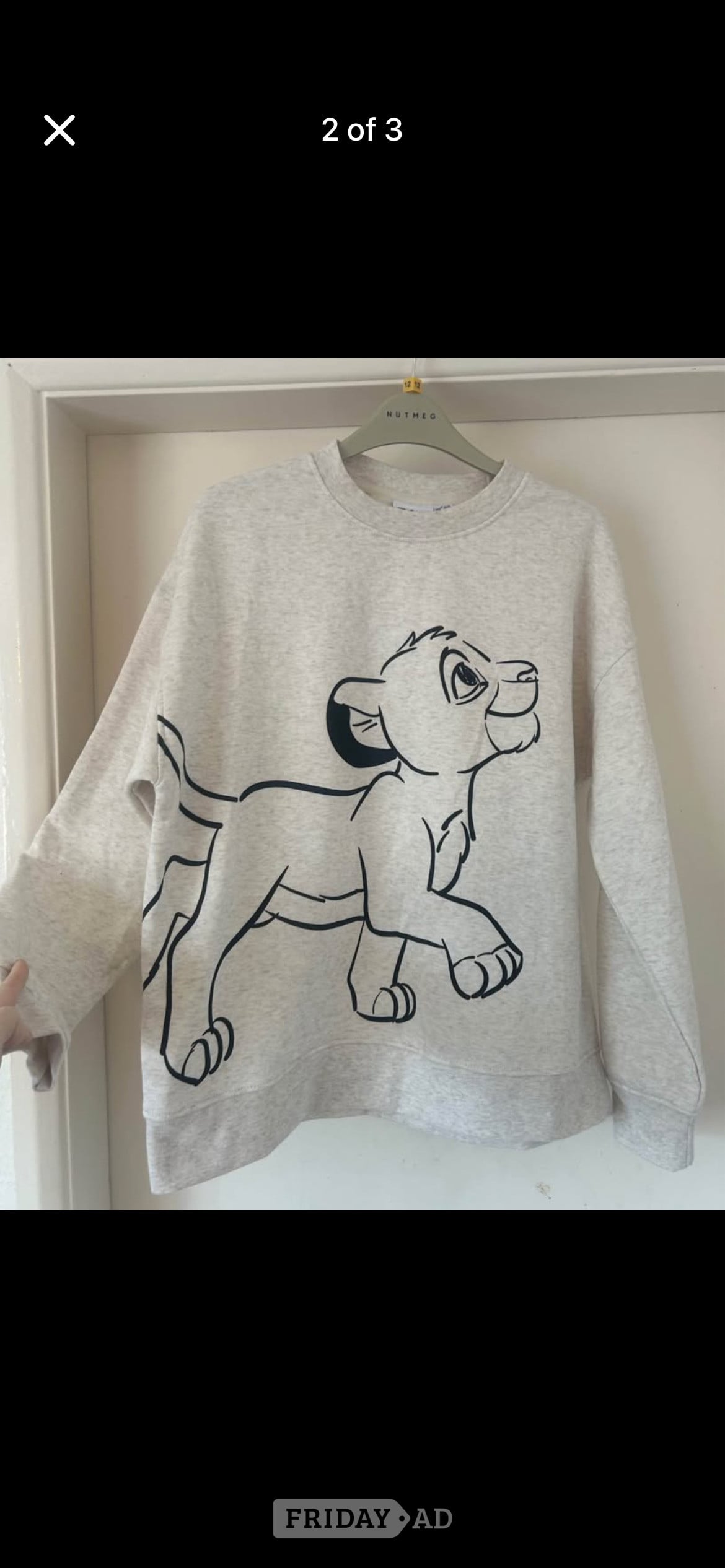 Lion King Disney sweatshirt in Peterborough