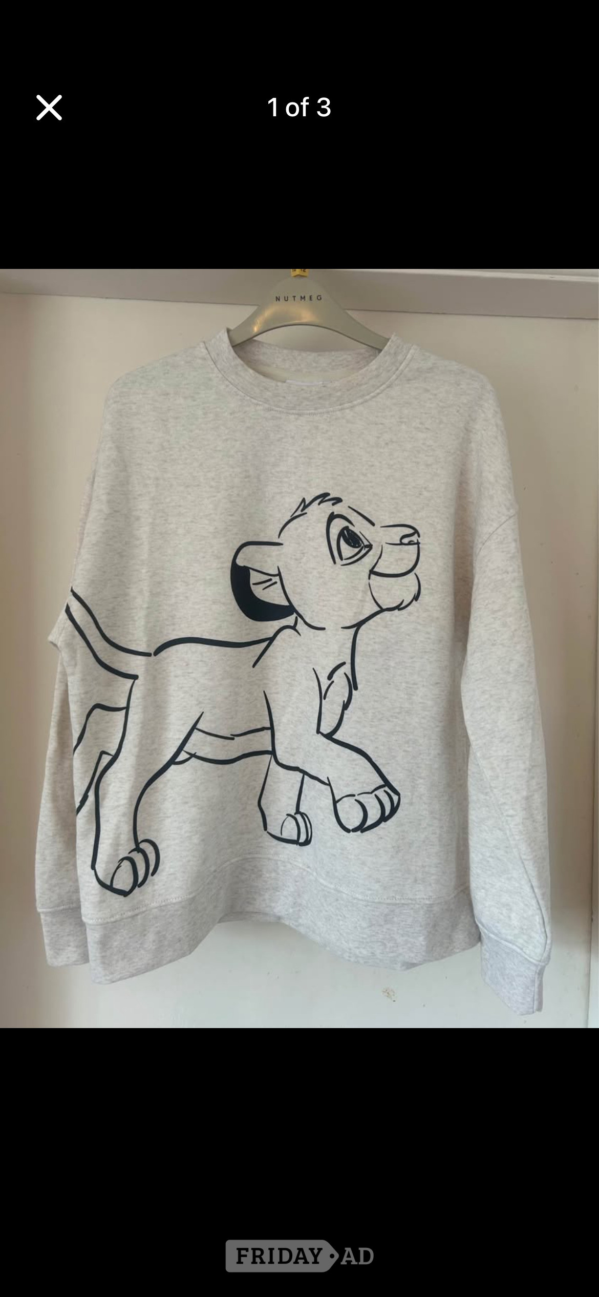 Lion King Disney sweatshirt