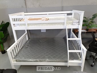 Trio Wooden bunk bed Frame
