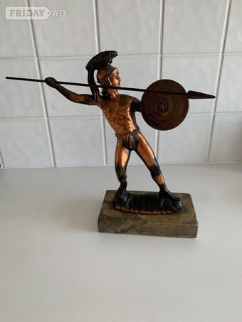 Stunning Bronze EFFECT REPLICA of Ancient Greek Warrior Leonides.