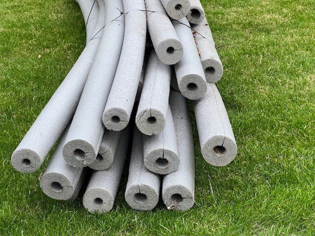 Pipe insulation - bundle various sizes.