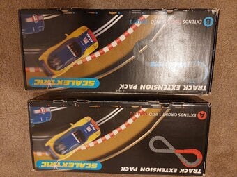 Scalextric 1990's C-653 Grand Prix Set with extension sets A & B.