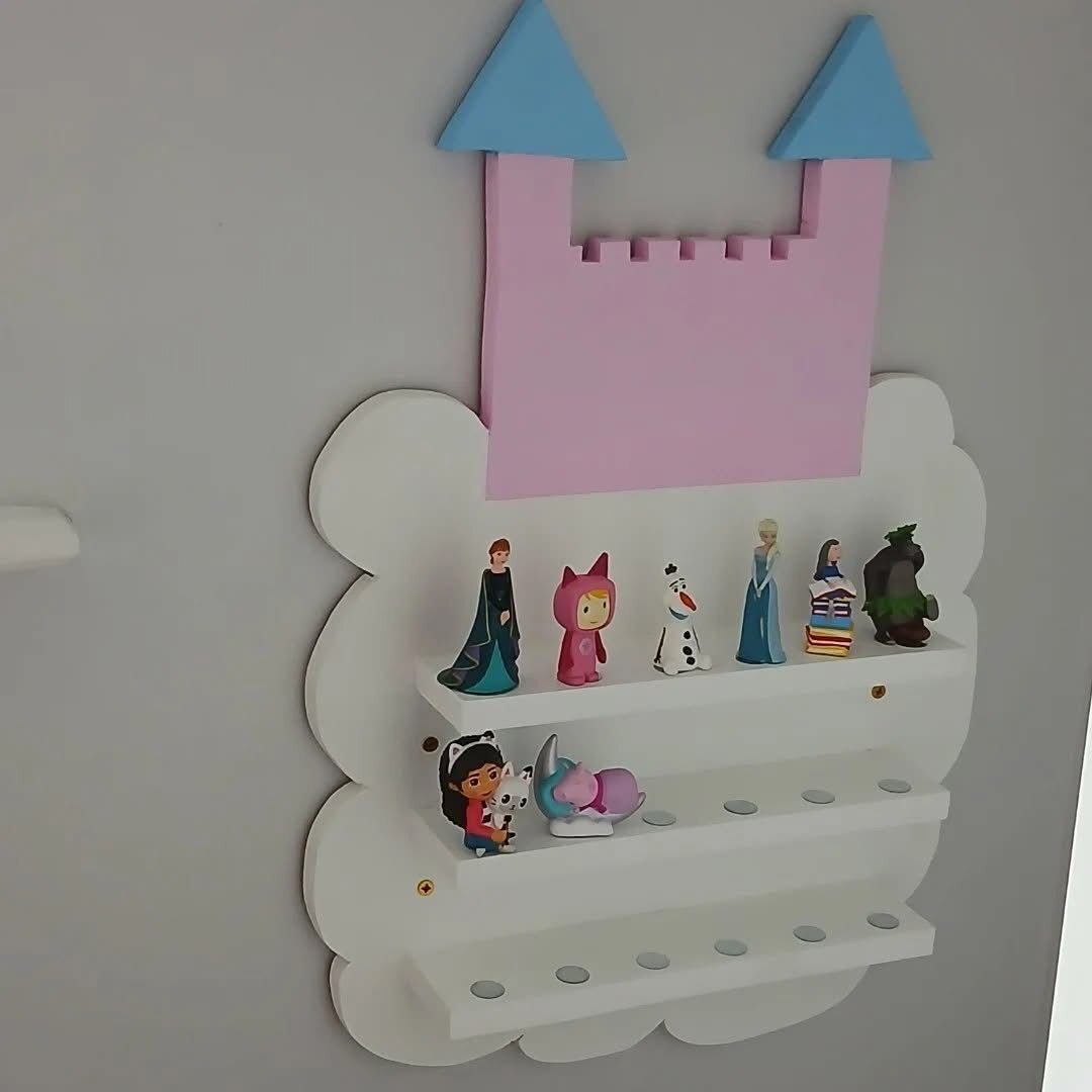 Kids novelty castle in the clouds shelving unit  - Home Decor