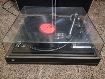 Vintage Dual CS505-2 Turntable with Clear Dust Cover – 1989