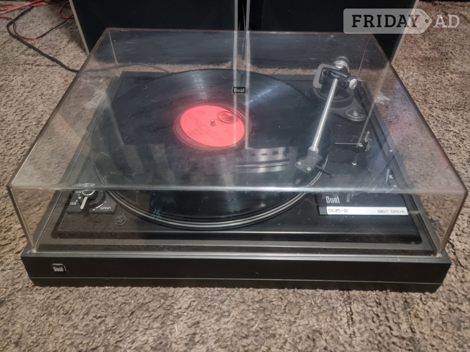 Vintage Dual CS505-2 Turntable with Clear Dust Cover – 1989 in Brighton