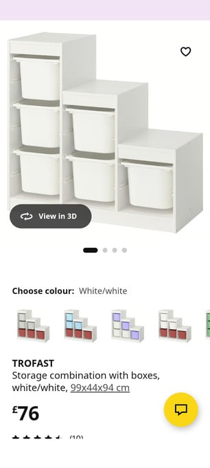 IKEA trofast unit 