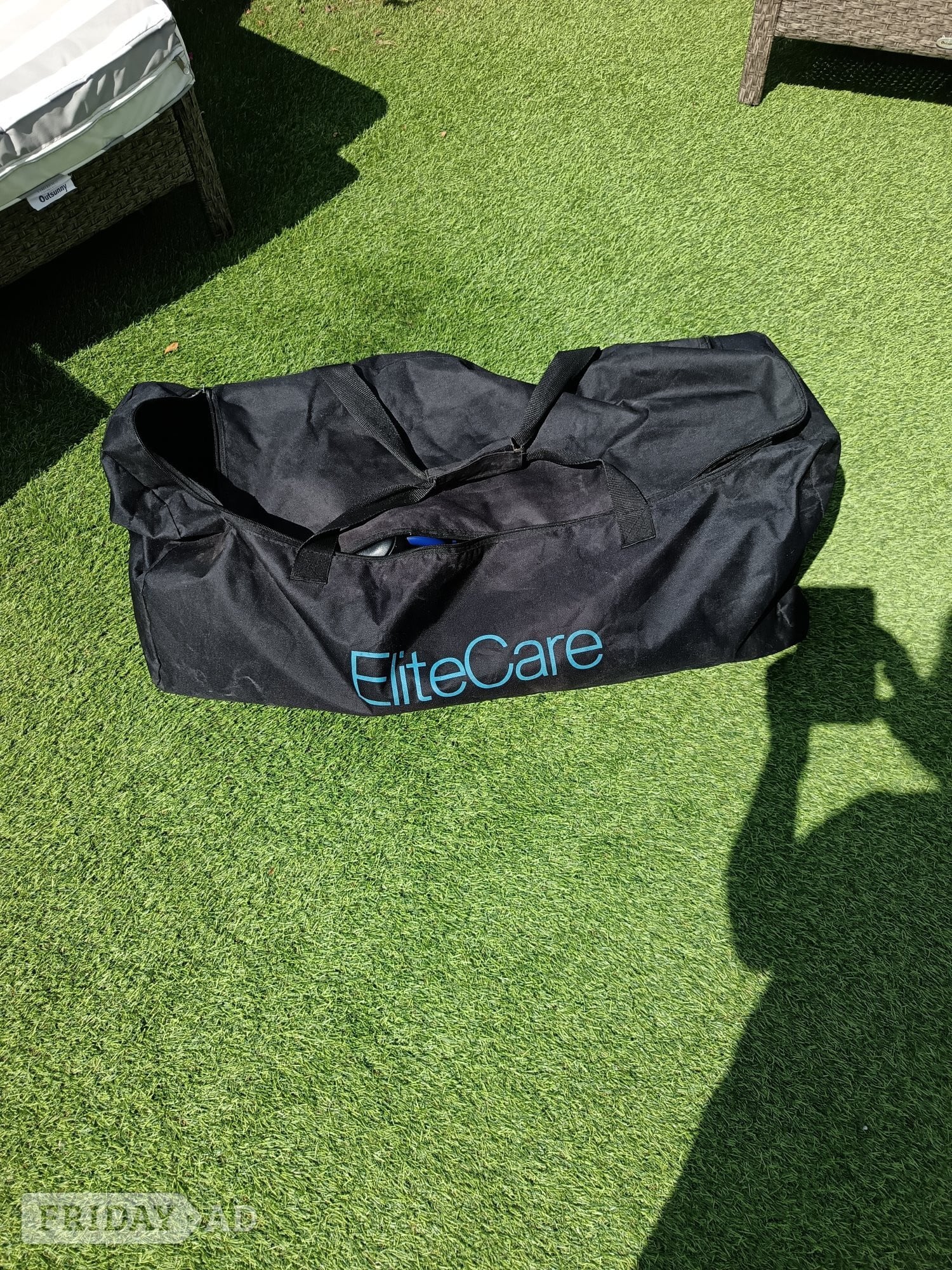Foldable wheelchair with bag in Hayling Island