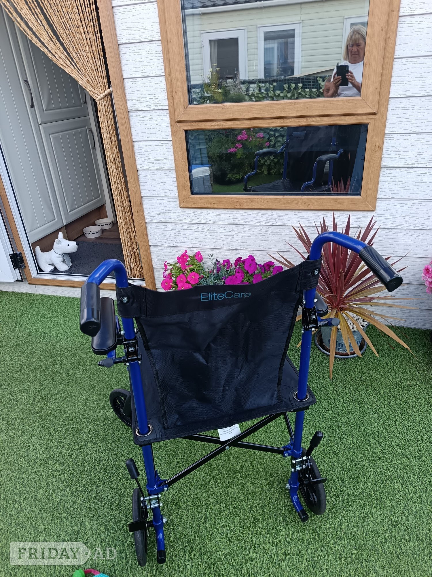 Foldable wheelchair with bag - Mobility in Hayling Island