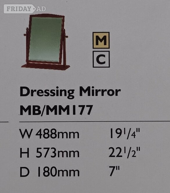 Maidstone Stag Minstrel Tilting Mirror