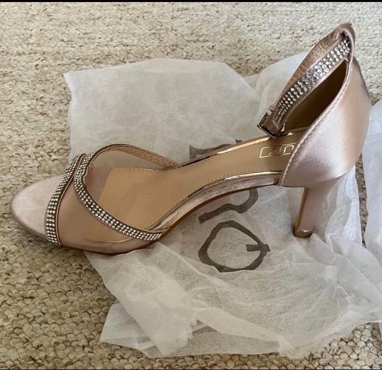 Quiz Champagne High Heels Size 4 - LIKE NEW - Clothing, Footwear & Accessories in Peacehaven