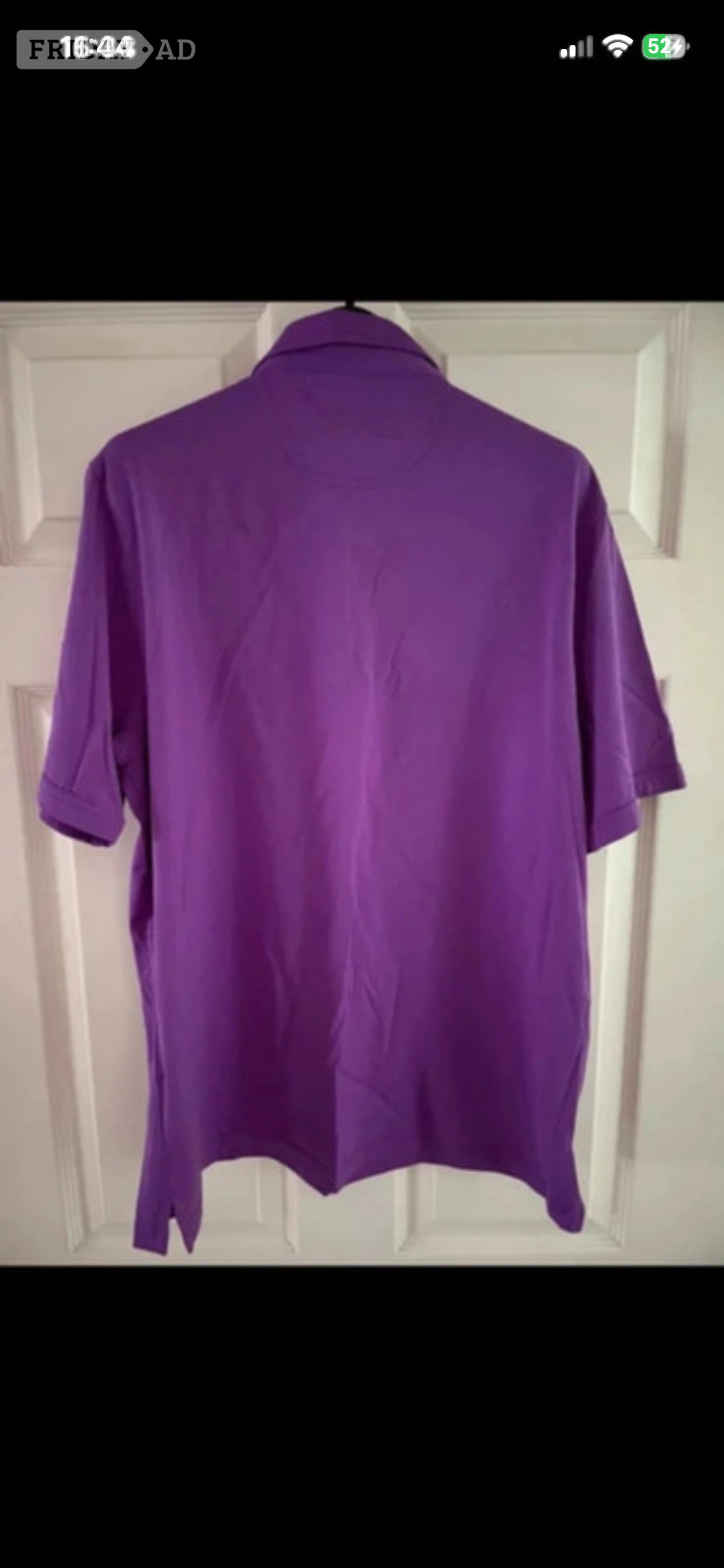 Glenmuir tailored collar performance golf shirt in size large - Clothing, Footwear & Accessories