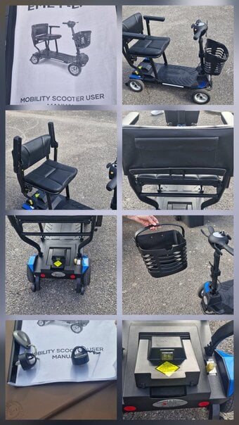 Lightweight mobility scooter