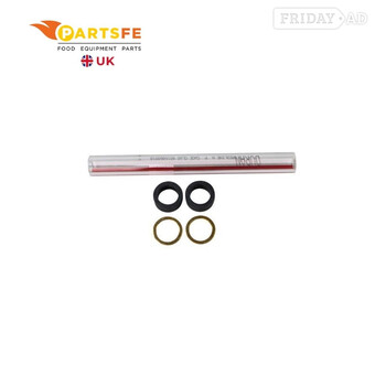 Cleveland FK07302 1 Glass Tube W/ Red & White Stripes
