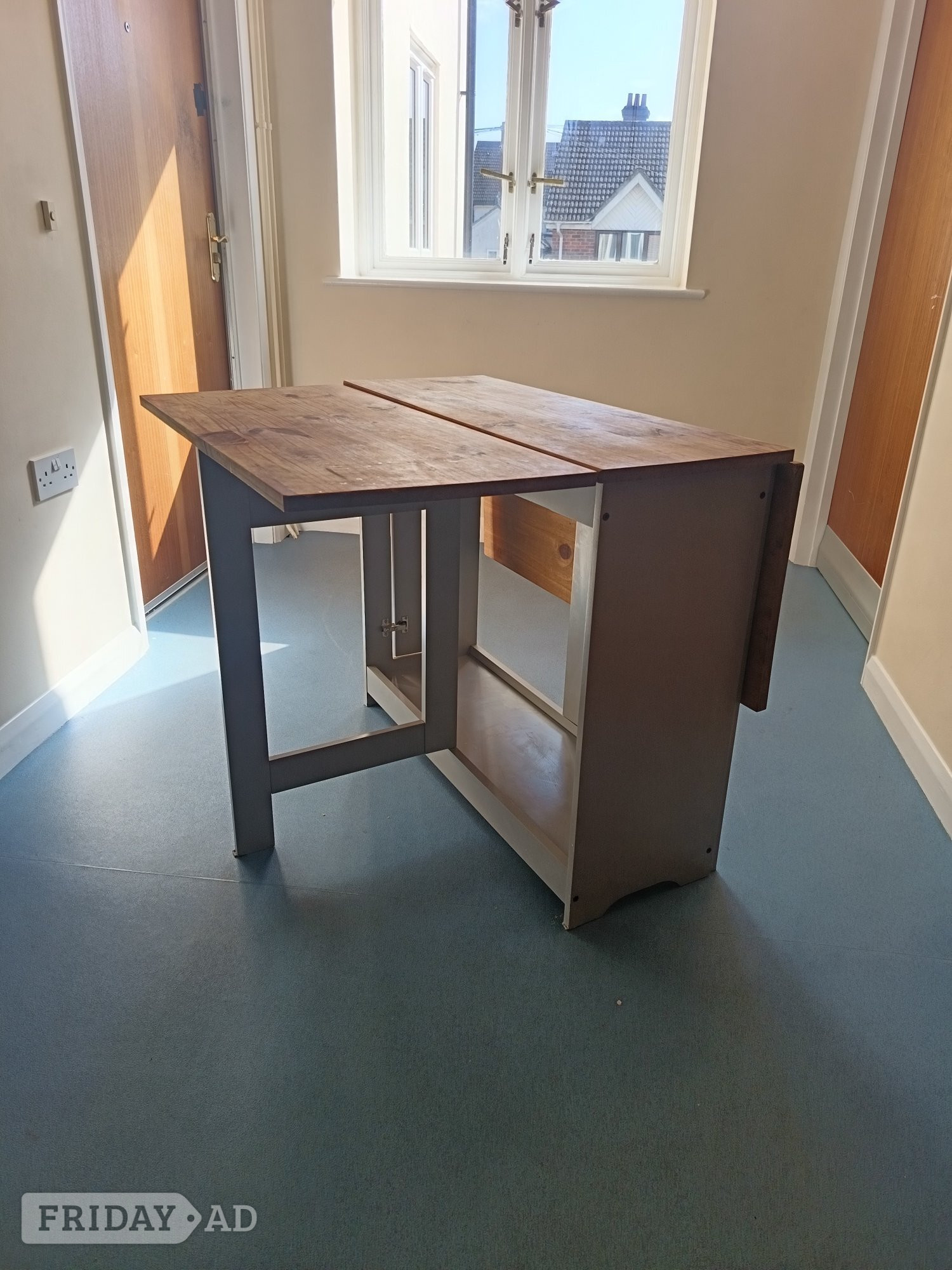 Folding Kitchen Dining Table / Sideboard for Hallway 