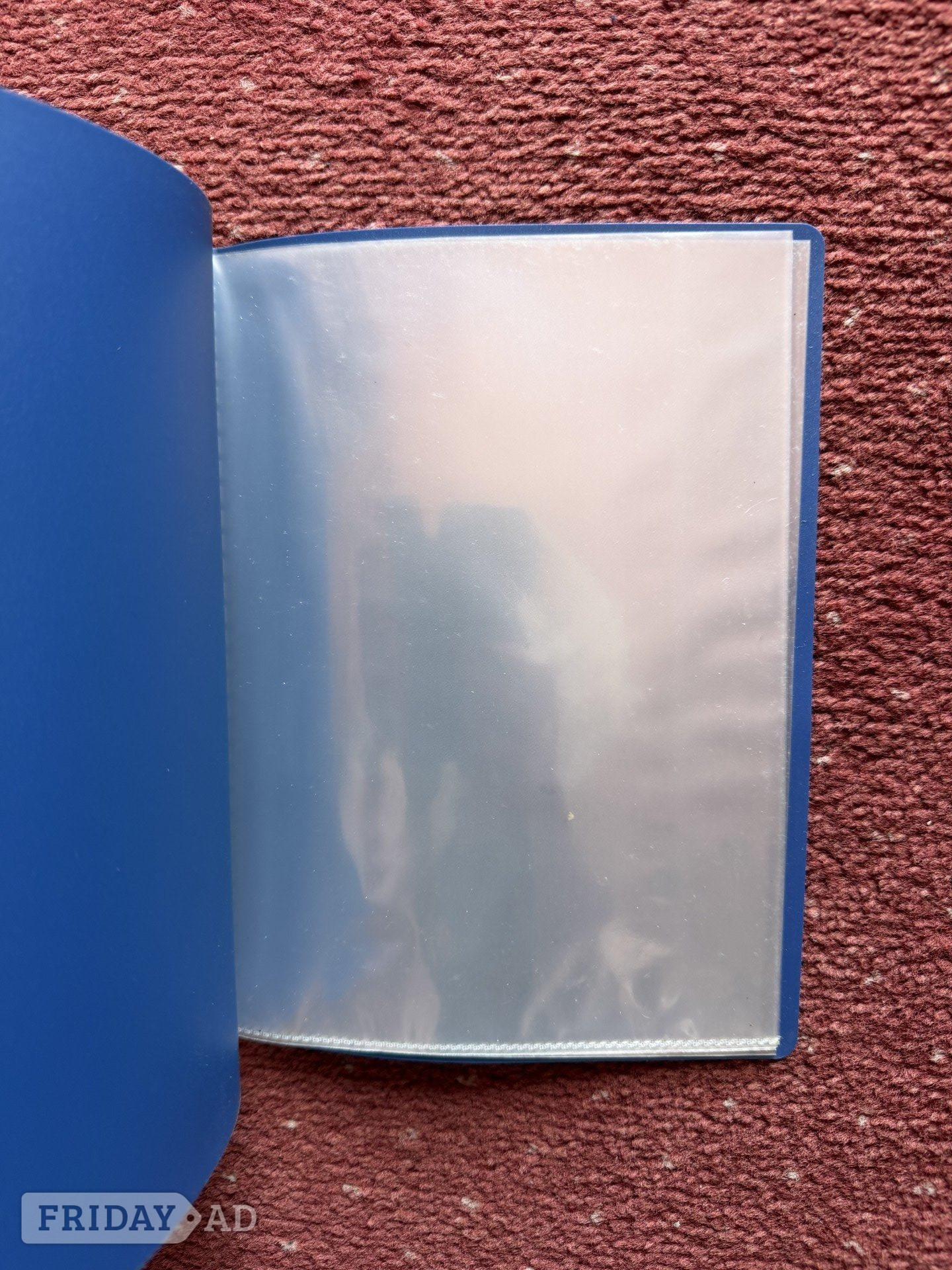 A5 Pocket Blue Flexible Cover Display Book