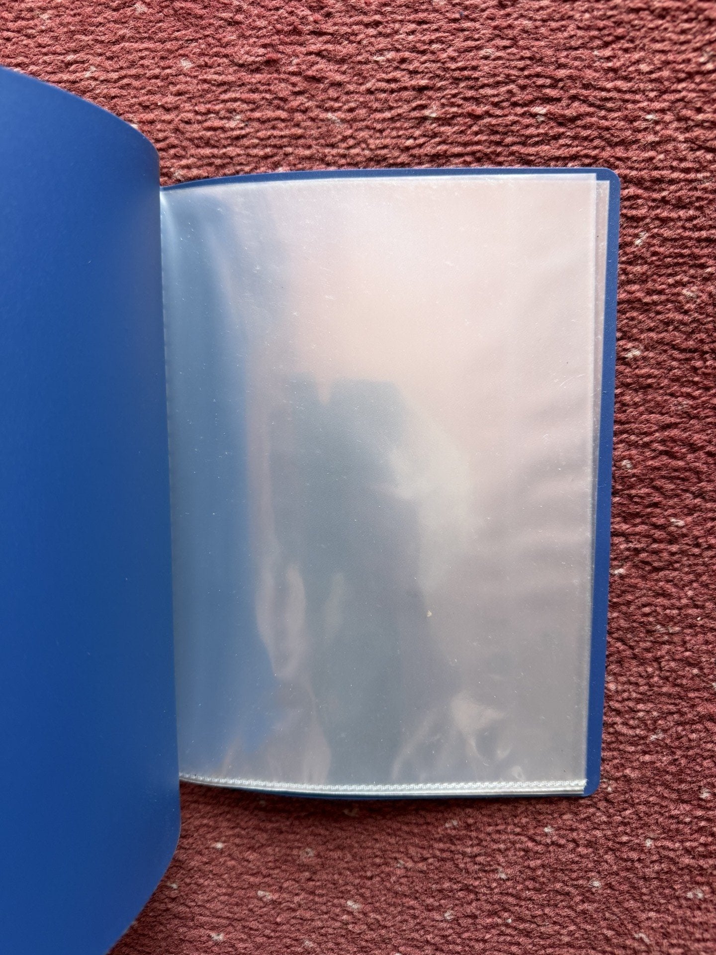 Worthing Two A5 Blue and yellow Flexible Pocket  Cover Display Books.