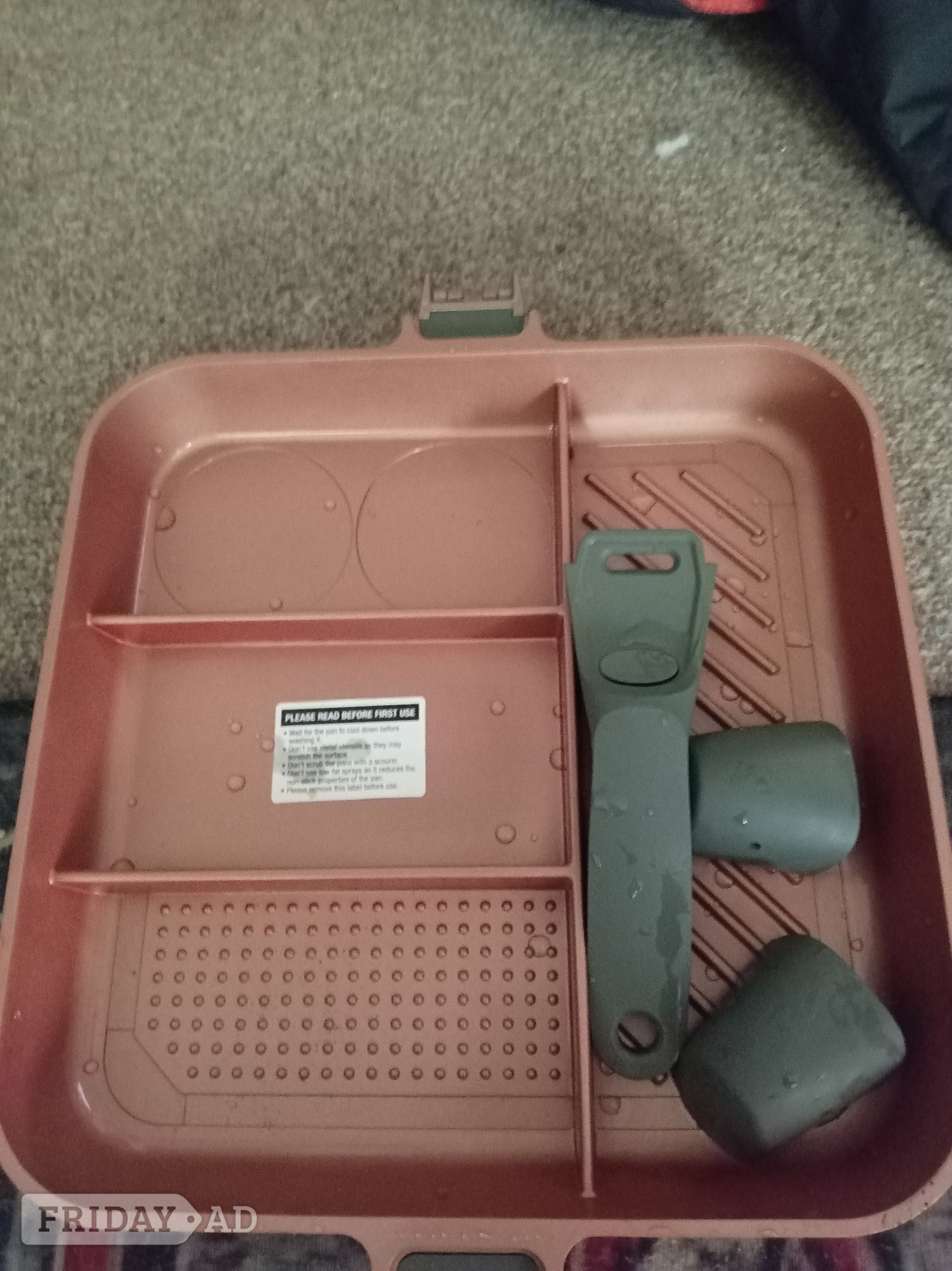 Quadrapan copper oven/ frying pan
