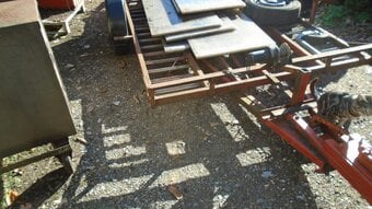 Car Traailer 16 ft bed 6ft wide between wheels With winch
