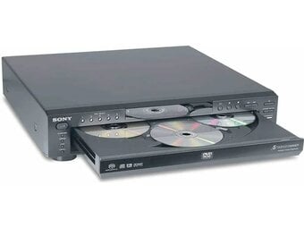 Sony DVP-NC685V 5 disc carousel DVD/CD/SACD changer.
