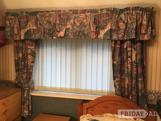 Dorma Curtains with pelmet and tie backs