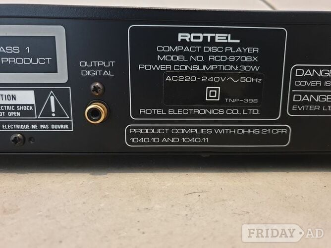 WANTED: Rotel RCD 970BX or 971BX vintage CD player.
