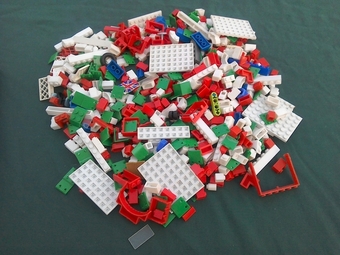 Toy building blocks.