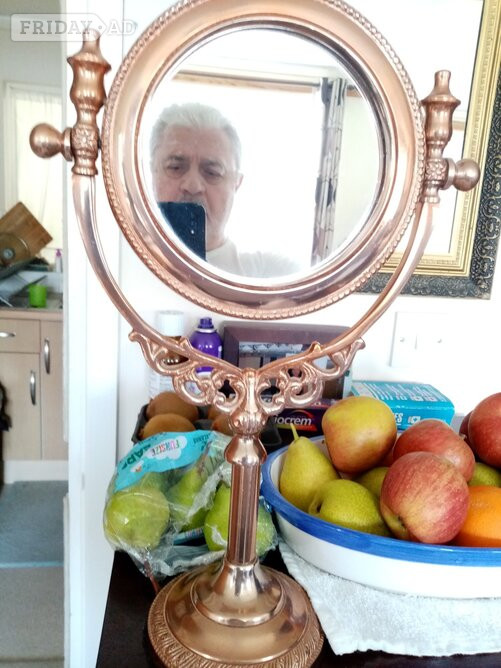 Vintage Vanity Mirror with Gilded Edges  - Home Decor in Peacehaven