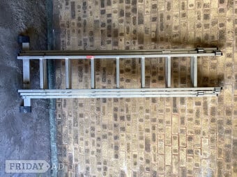 2 metre 3 section extension ladder