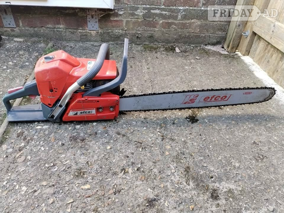 Efco large professional 72cc chainsaw great condition little used