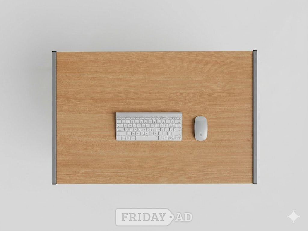Compact & Versatile Rolling Computer Desk with Keyboard Tray - Furniture