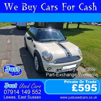 Mini Cooper 1.6 (Manual Petrol) 07 Reg 2007