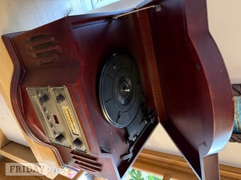 Vintage Record Player, CD Player & Radio Music Centre 