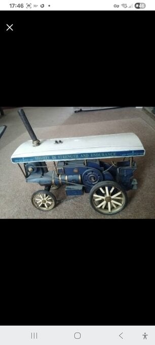 ORNAMENT METAL STEAM ENGINE MAKE GOOD GIFT FOR STEAM ENTHUSIAST 