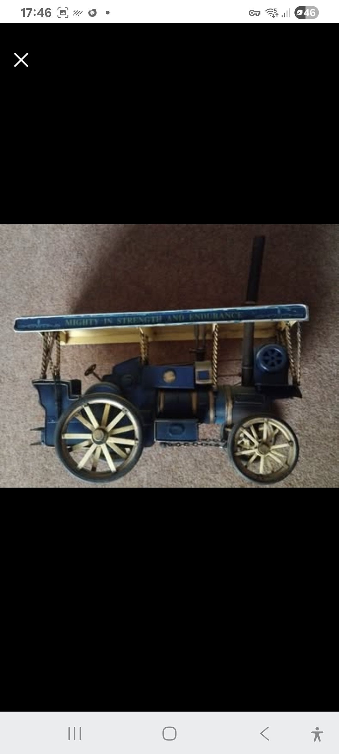 ORNAMENT METAL STEAM ENGINE MAKE GOOD GIFT FOR STEAM ENTHUSIAST 