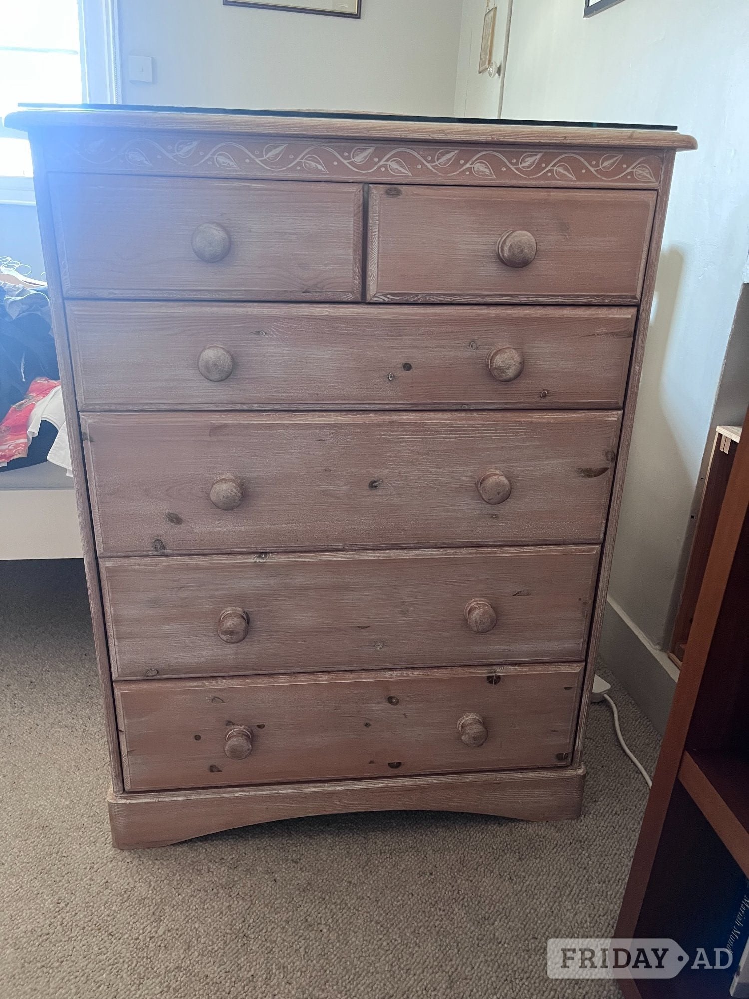  M & S limed oak bedroom furniture in Hove
