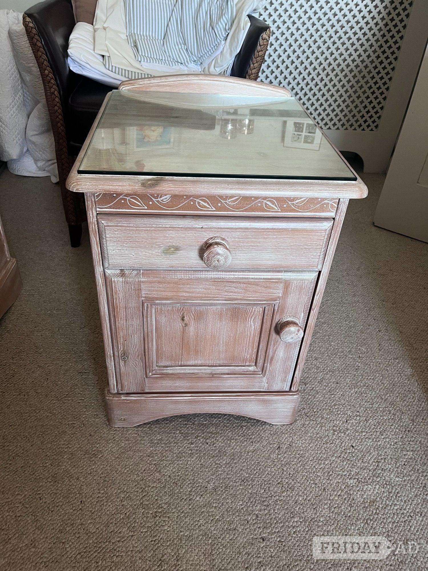 Hove  M & S limed oak bedroom furniture