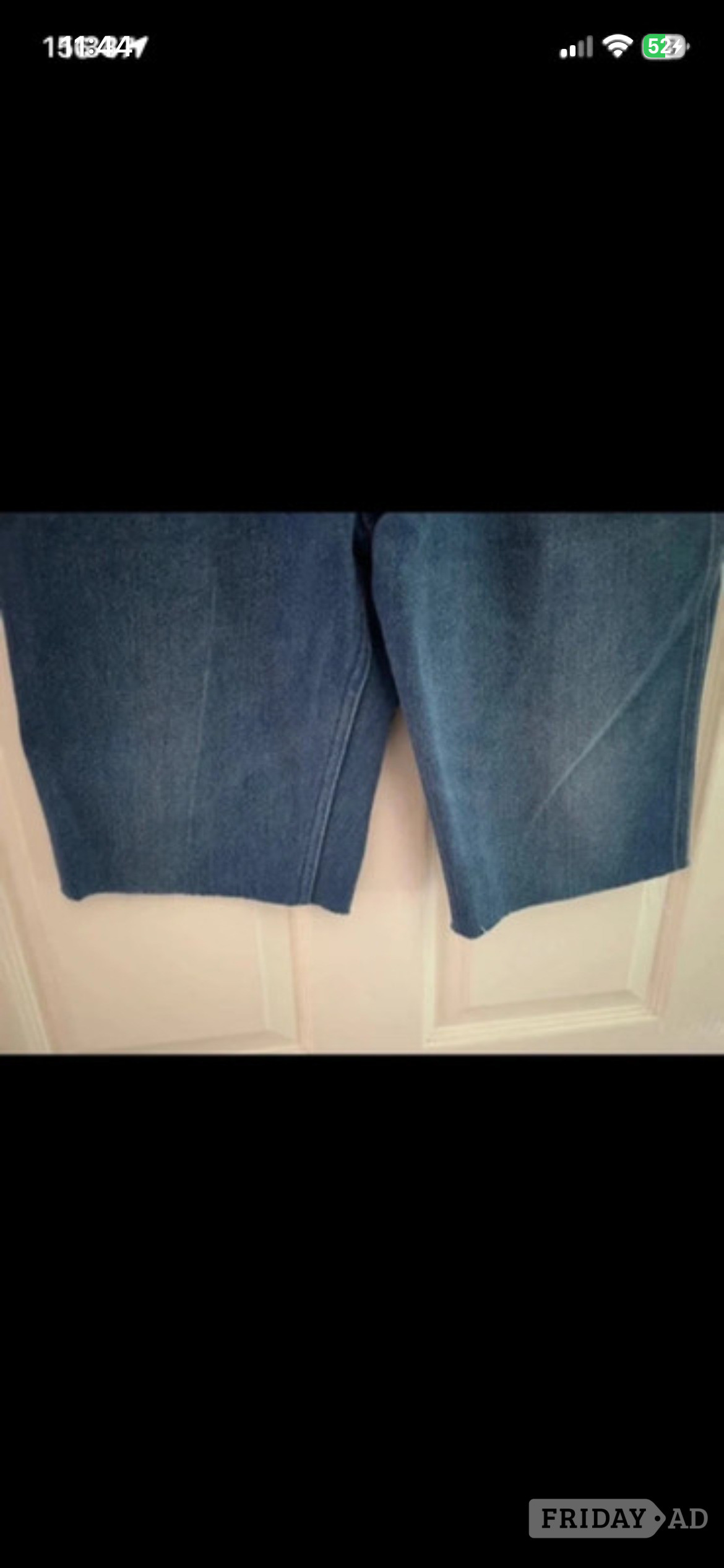 Stourport-On-Severn Lee Blue Cotton Denim Cut Off Shorts 36"