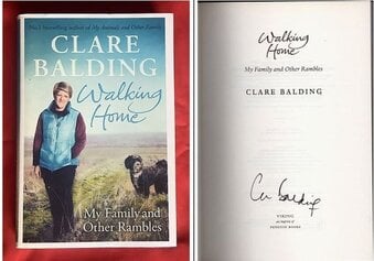 Signed Autobiography: Clare Balding: "Walking Home . . ."