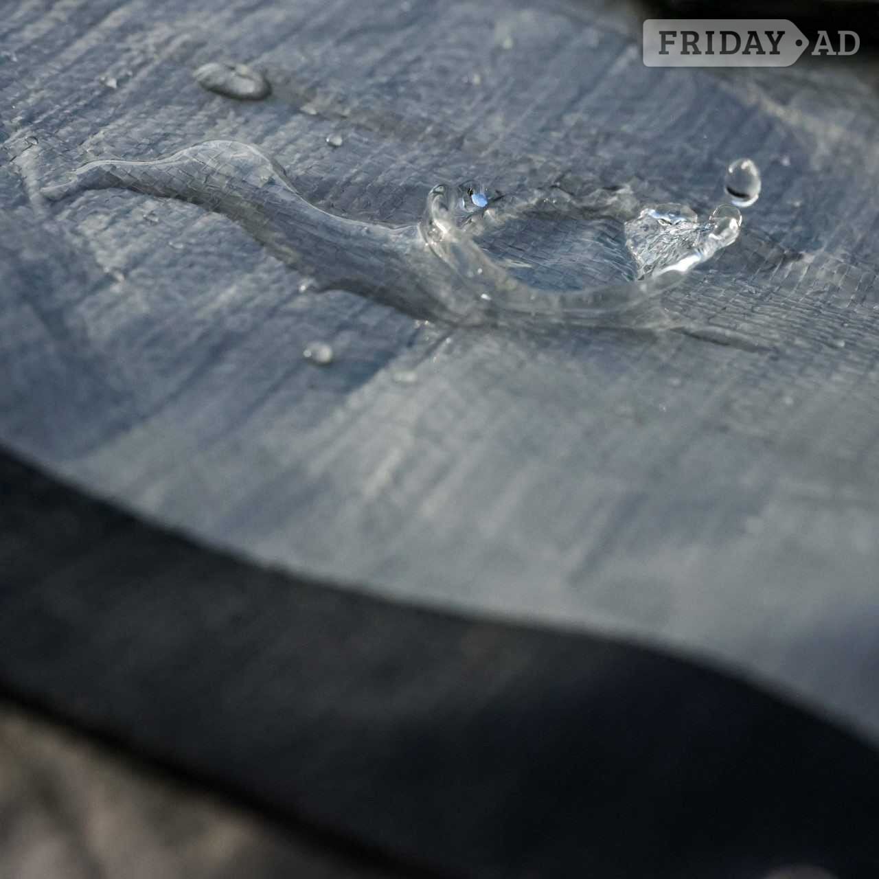Denham 270gsm Heavy Weight Black/Silver Tarpaulins