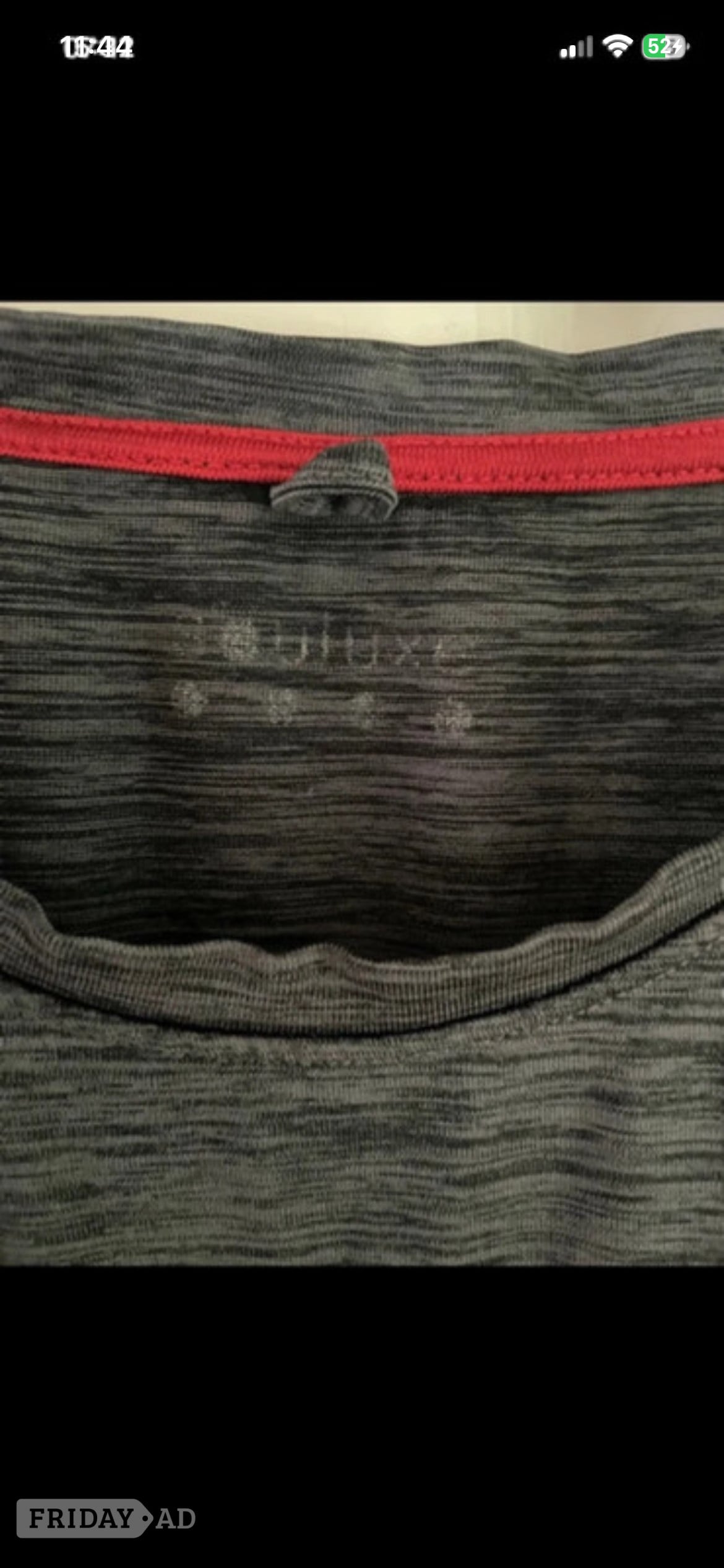 Souluxe grey activewear top in size large