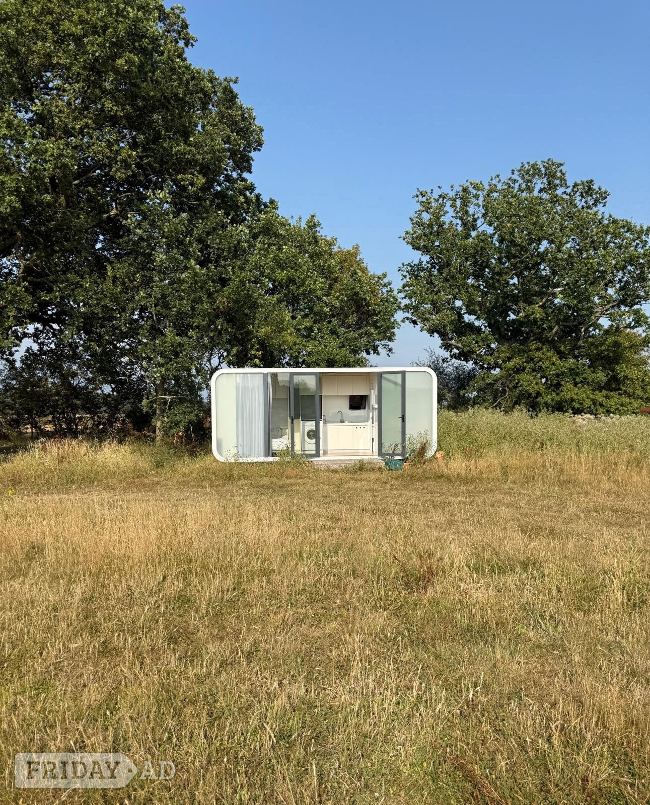 One bed container home in one acre field toLet